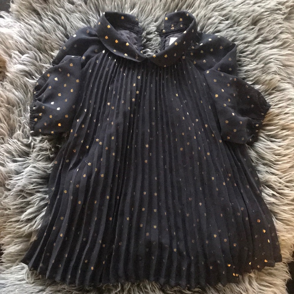 Baby Gap 6-12 month black chiffon dress